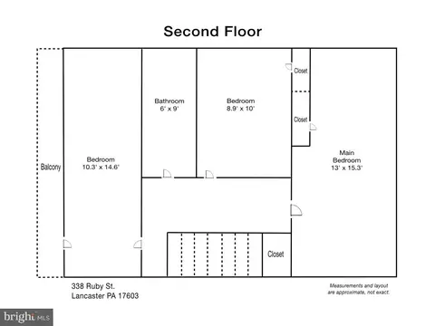 Floorplan - 338 Ruby St, Lancaster, PA 17603 photo 2 of 2