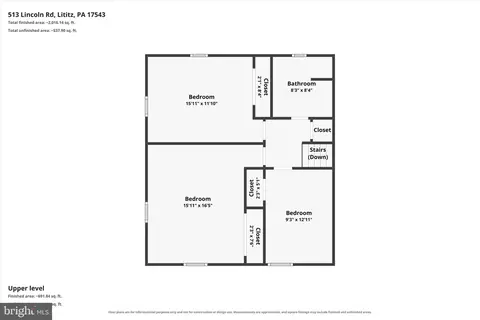 Floorplan - 513 Lincoln Rd, Lititz, PA 17543 photo 2 of 4