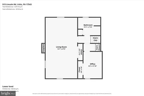 Floorplan - 513 Lincoln Rd, Lititz, PA 17543 photo 3 of 4