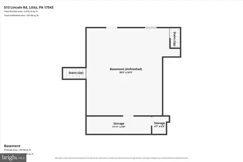 Floorplan - 513 Lincoln Rd, Lititz, PA 17543 photo 4 of 4