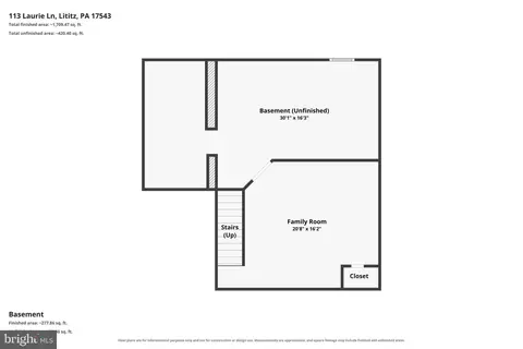 Floorplan - 113 Laurie Ln, Lititz, PA 17543 photo 3 of 3