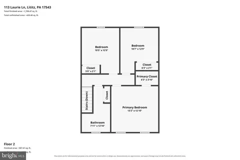 Floorplan - 113 Laurie Ln, Lititz, PA 17543 photo 2 of 3