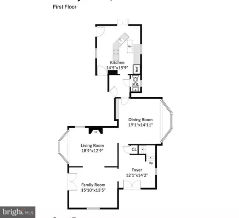 Floorplan - 313 Maple Ave, Wyncote, PA 19095 photo 1 of 3