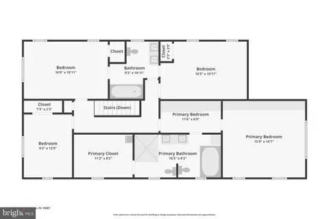 Floorplan - 400 Highview Dr, Wayne, PA 19087 photo 3 of 4