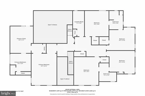 Floorplan - 1053 Whitegate Rd, Wayne, PA 19087 photo 3 of 4