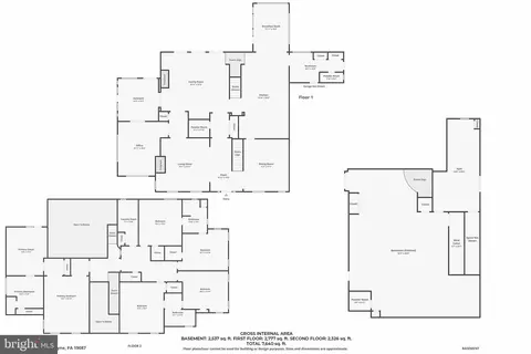 Floorplan - 1053 Whitegate Rd, Wayne, PA 19087 photo 1 of 4