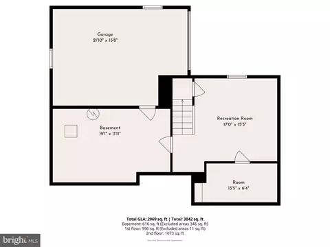 Floorplan - 3 Hansen Ct, Narberth, PA 19072 photo 1 of 4