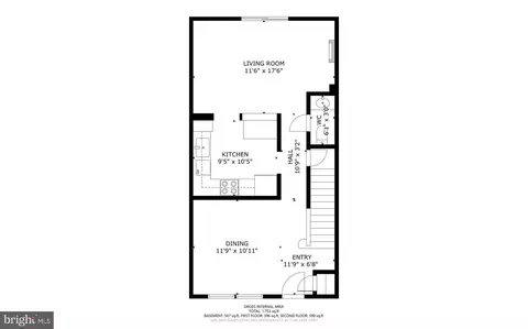 Floorplan - 2002 Bayless Pl, Eagleville, PA 19403 photo 1 of 3