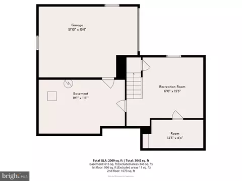 Floorplan - 3 Hansen Ct, Narberth, PA 19072 photo 1 of 4