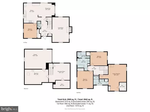Floorplan - 3 Hansen Ct, Narberth, PA 19072 photo 4 of 4