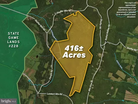 416 Acres Shaffer Mountain Rd, Cairnbrook, PA 15924