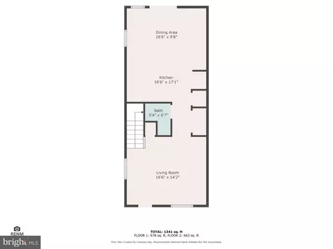 Floorplan - 263 3rd St # B, Hanover, PA 17331 photo 1 of 3