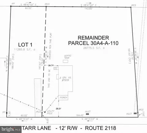 Part Of Lot 110 Tarr Lane, Chincoteague, VA 23336
