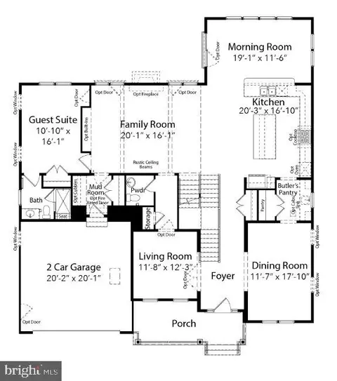 Floorplan - 6607 29th St N, Arlington, VA 22213 photo 1 of 4