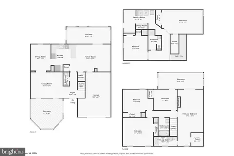 Floorplan - 211 S Barton St, Arlington, VA 22204 photo 1 of 3