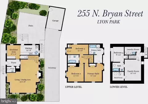 Floorplan - 255 N Bryan St N, Arlington, VA 22201 photo 1 of 1