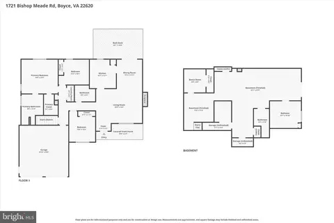 Floorplan - 1721 Bishop Meade Rd, Boyce, VA 22620 photo 3 of 3