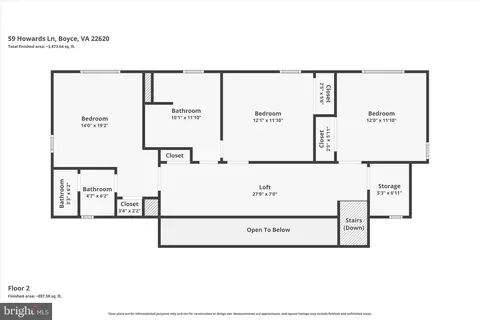 Floorplan - 59 Howards Ln, Boyce, VA 22620 photo 3 of 4