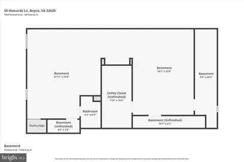 Floorplan - 59 Howards Ln, Boyce, VA 22620 photo 1 of 4