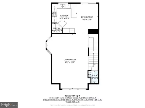 Floorplan - 936 Persimmon, Culpeper, VA 22701 photo 2 of 3
