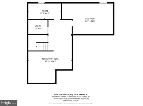 Floorplan - 2043 Cranberry Ln, Culpeper, VA 22701 photo 3 of 4