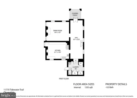 Floorplan - 11770 Tidewater Trl, Champlain, VA 22438 photo 6 of 9