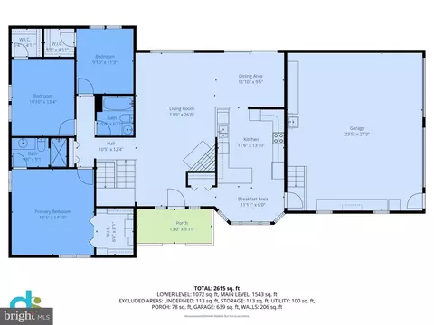 Floorplan - 8564 Opal Rd, Warrenton, VA 20186 photo 2 of 3