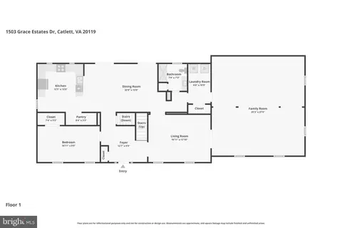 Floorplan - 1503 Grace Estates Dr, Catlett, VA 20119 photo 1 of 3