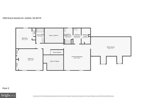 Floorplan - 1503 Grace Estates Dr, Catlett, VA 20119 photo 2 of 3