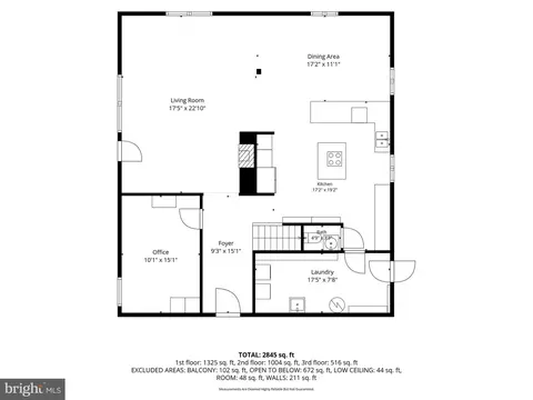 Floorplan - 9914 Crest Ct, Marshall, VA 20115 photo 1 of 3