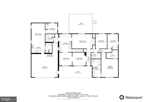 Floorplan - 9808 Timber Hts, Marshall, VA 20115 photo 1 of 2
