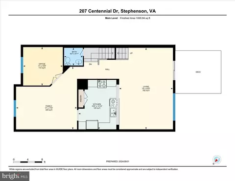 Floorplan - 207 Centennial Dr, Stephenson, VA 22656 photo 1 of 3