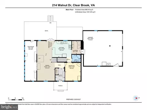 Floorplan - 214 Walnut Dr, Clear Brook, VA 22624 photo 1 of 3