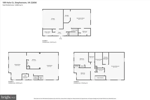 Floorplan - 109 Halo Ct, Stephenson, VA 22656 photo 4 of 4