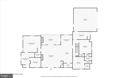 Floorplan - 886 Middle Fork Rd, Cross Junction, VA 22625 photo 3 of 3