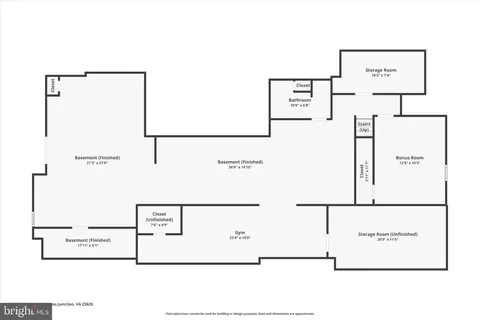 Floorplan - 886 Middle Fork Rd, Cross Junction, VA 22625 photo 2 of 3