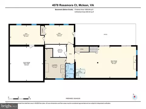 Floorplan - 4078 Rosamora Ct, Mclean, VA 22101 photo 1 of 3