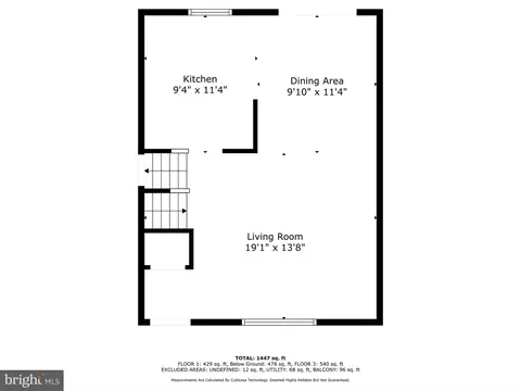 Floorplan - 8496 Rippled Creek Ct, Springfield, VA 22153 photo 2 of 4