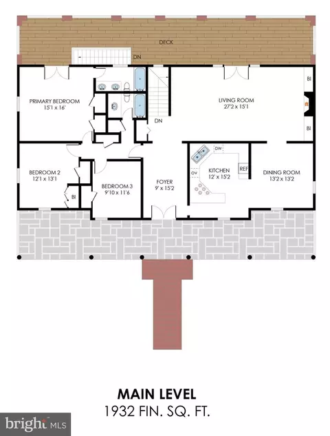 Floorplan - 851 Canal Dr, Mclean, VA 22102 photo 2 of 3