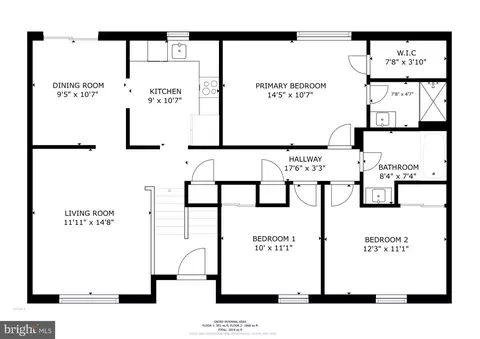 Floorplan - 7208 Sumpter Ln, Springfield, VA 22150 photo 1 of 3