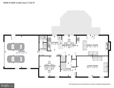 Floorplan - 11231 Handlebar Rd, Reston, VA 20191 photo 1 of 3