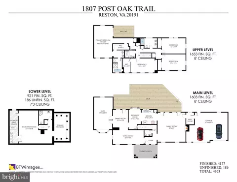 Floorplan - 1807 Post Oak Trl, Reston, VA 20191 photo 1 of 5