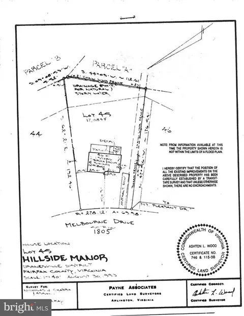 Floorplan - 1805 Melbourne Dr, Mclean, VA 22101 photo 1 of 1
