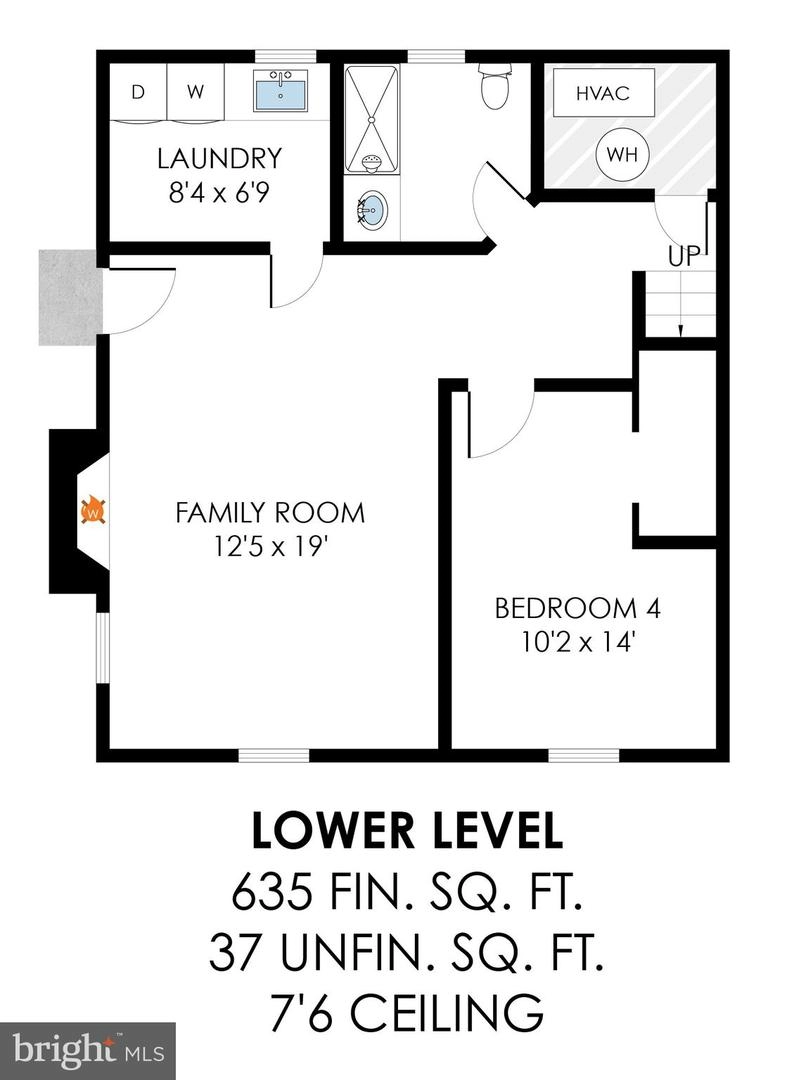 Floorplan - 7626 Webbwood Ct, Springfield, VA 22151 photo 3 of 3