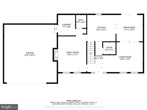 Floorplan - 7607 Maritime Ln, Springfield, VA 22153 photo 2 of 4