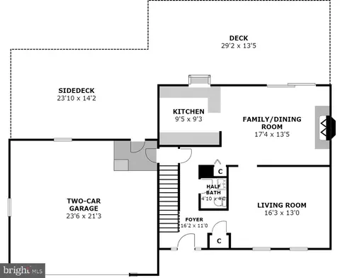 Floorplan - 2345 Old Trail Dr, Reston, VA 20191 photo 2 of 3