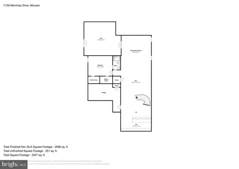 Floorplan - 7126 Merrimac Dr, Mclean, VA 22101 photo 4 of 5