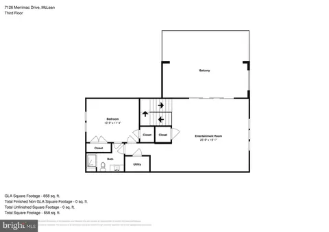 Floorplan - 7126 Merrimac Dr, Mclean, VA 22101 photo 3 of 5