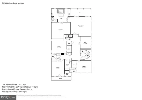 Floorplan - 7126 Merrimac Dr, Mclean, VA 22101 photo 2 of 5