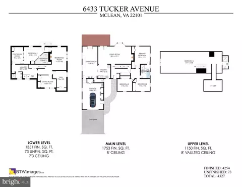 Floorplan - 6433 Tucker Ave, Mclean, VA 22101 photo 1 of 4